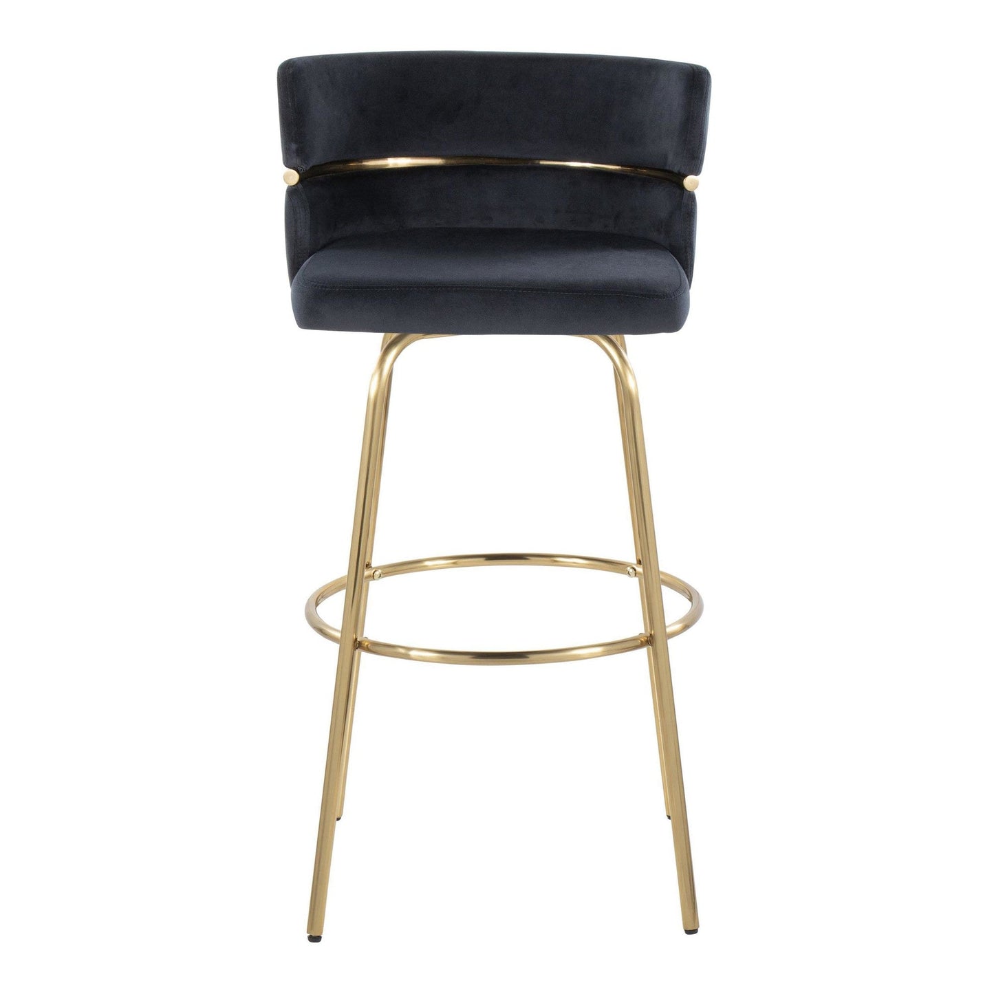 Majestic Office Furniture Claire 30" Fixed-Height Barstool - Set of 2