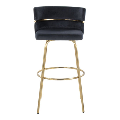 Majestic Office Furniture Claire 30" Fixed-Height Barstool - Set of 2