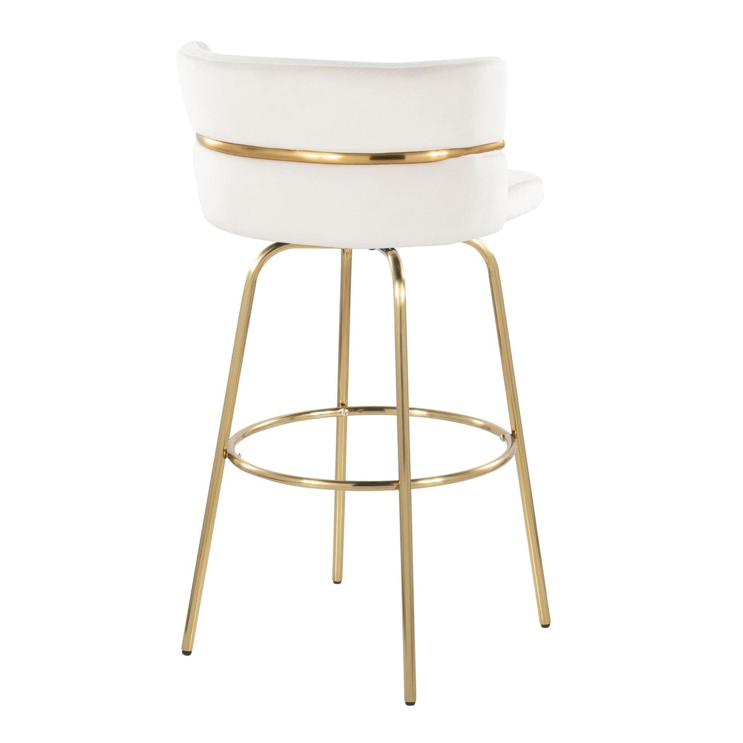 Majestic Office Furniture Claire 30" Fixed-Height Barstool - Set of 2