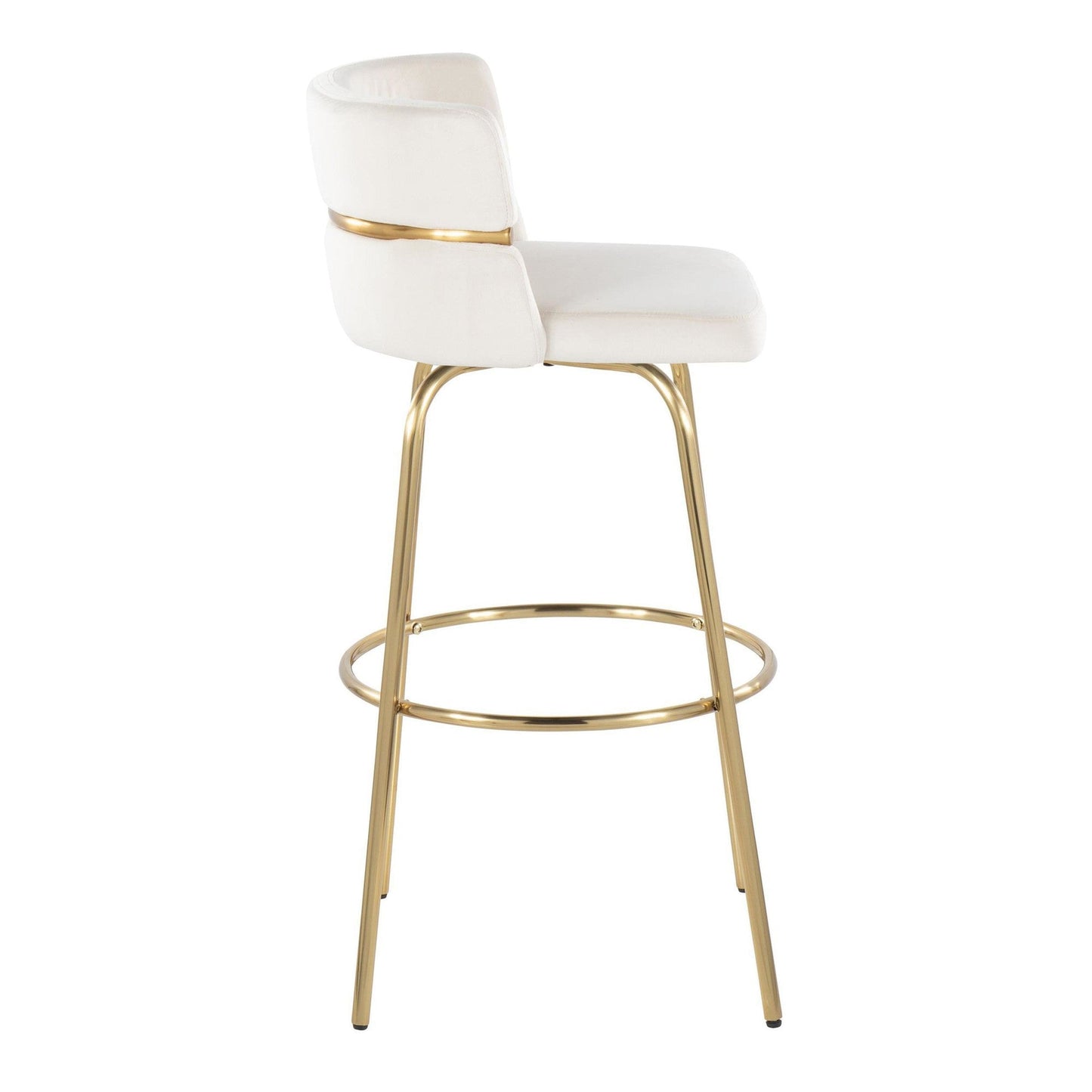Majestic Office Furniture Claire 30" Fixed-Height Barstool - Set of 2