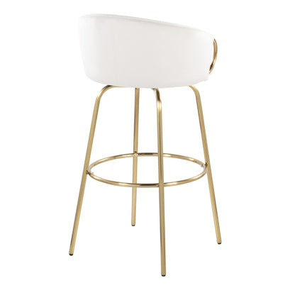 Majestic Office Furniture 30" Fixed-Height Barstool - Set of 2