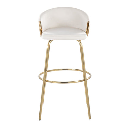 Majestic Office Furniture 30" Fixed-Height Barstool - Set of 2