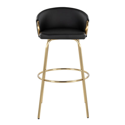 Majestic Office Furniture 30" Fixed-Height Barstool - Set of 2
