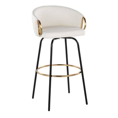 Majestic Office Furniture 30" Fixed-Height Barstool - Set of 2