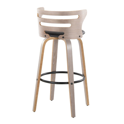 Majestic Office Furniture 30" Fixed-Height Barstool - Set of 2