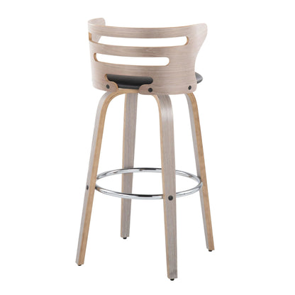 Majestic Office Furniture 30" Fixed-Height Barstool - Set of 2