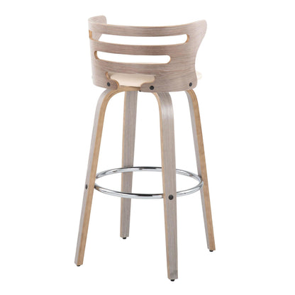 Majestic Office Furniture 30" Fixed-Height Barstool - Set of 2