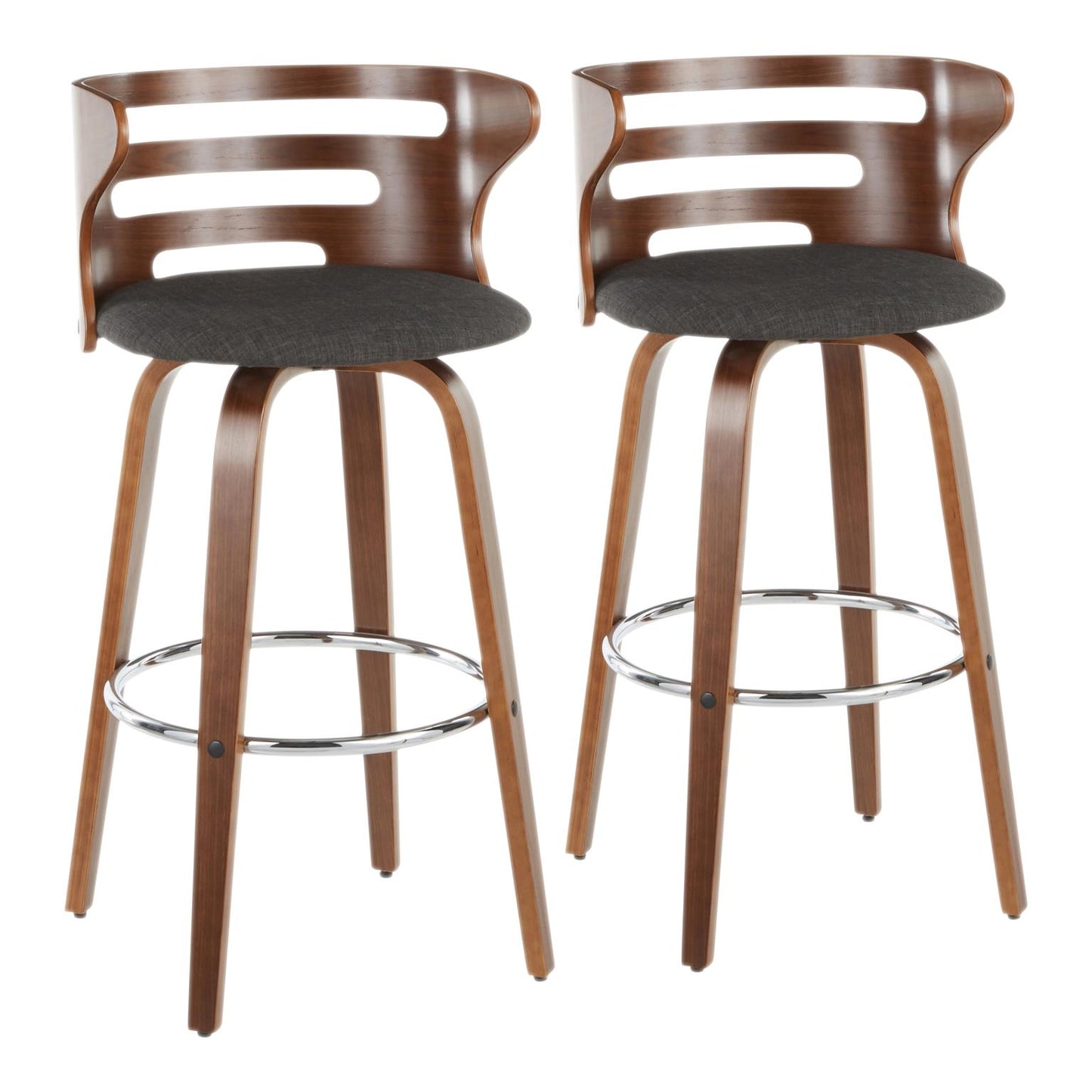 Majestic Office Furniture 30" Fixed-Height Barstool - Set of 2