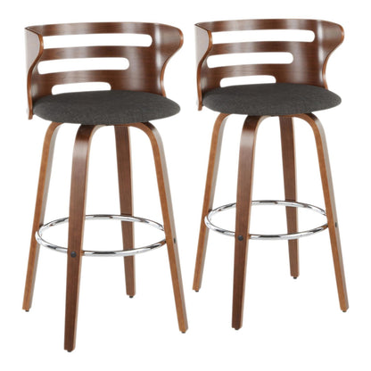 Majestic Office Furniture 30" Fixed-Height Barstool - Set of 2