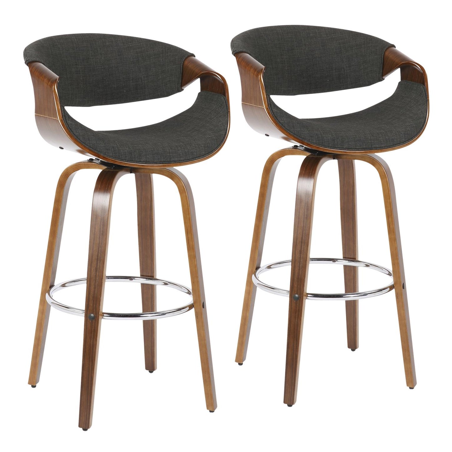 Majestic Office Furniture 30'' Fixed-Height Barstool - Set of 2