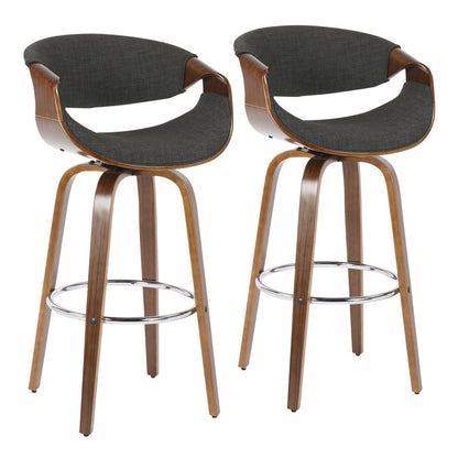 Majestic Office Furniture 30'' Fixed-Height Barstool - Set of 2