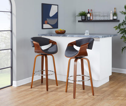 Majestic Office Furniture 30'' Fixed-Height Barstool - Set of 2