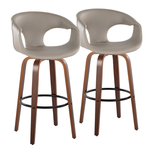 Majestic Office Furniture 30" Fixed-Height Barstool - Set of 2