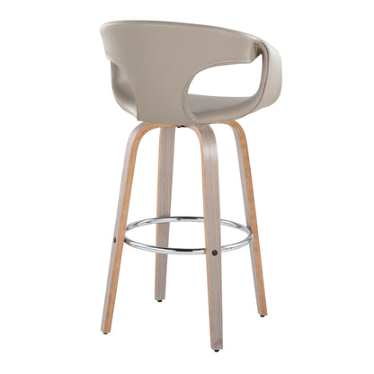 Majestic Office Furniture 30" Fixed-Height Barstool - Set of 2