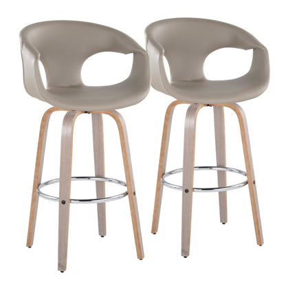 Majestic Office Furniture 30" Fixed-Height Barstool - Set of 2