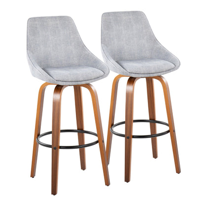 Majestic Office Furniture 30" Fixed-Height Barstool - Set of 2