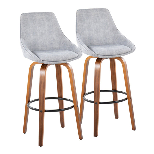 Majestic Office Furniture 30" Fixed-Height Barstool - Set of 2