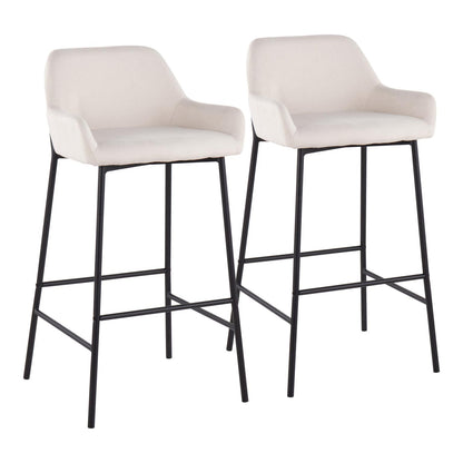 Majestic Office Furniture 30" Fixed-Height Barstool - Set of 2