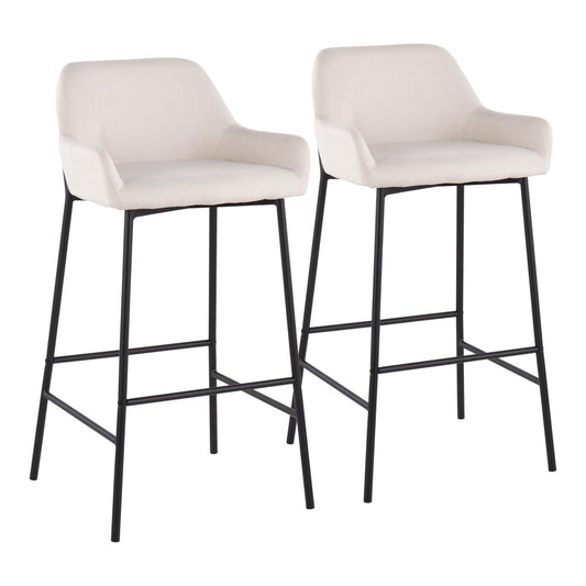 Majestic Office Furniture 30" Fixed-Height Barstool - Set of 2