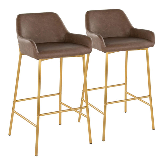 Majestic Office Furniture 30" Fixed-Height Barstool - Set of 2