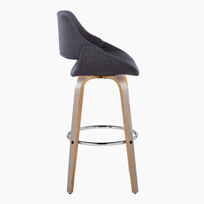 Majestic Office Furniture 30" Fixed-Height Barstool - Set of 2