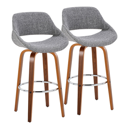 Majestic Office Furniture 30" Fixed-Height Barstool - Set of 2