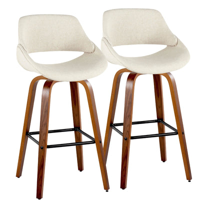 Majestic Office Furniture 30" Fixed-Height Barstool - Set of 2