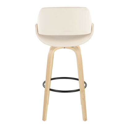 Majestic Office Furniture 30" Fixed-Height Barstool - Set of 2