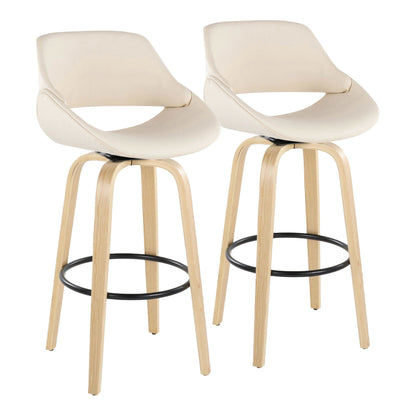 Majestic Office Furniture 30" Fixed-Height Barstool - Set of 2
