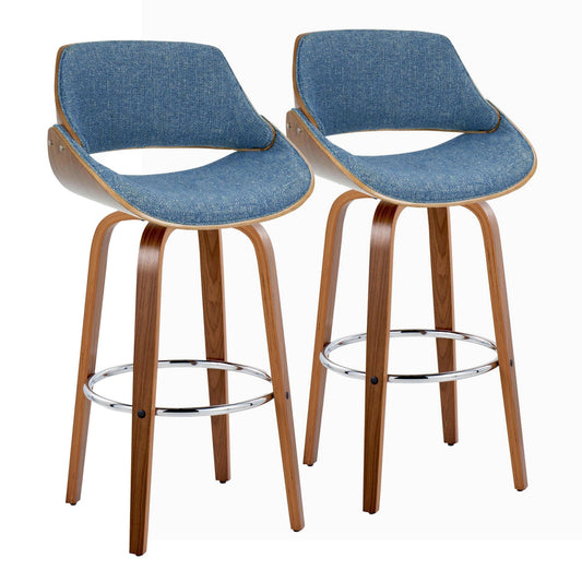 Majestic Office Furniture 30" Fixed-Height Barstool - Set of 2