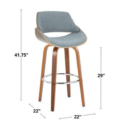 Majestic Office Furniture 30" Fixed-Height Barstool - Set of 2