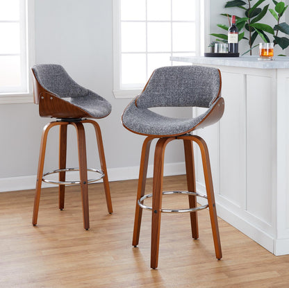 Majestic Office Furniture 30" Fixed-Height Barstool - Set of 2