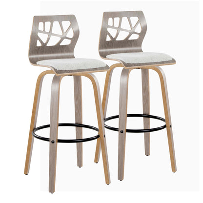 Majestic Office Furniture 30" Fixed-Height Barstool - Set of 2
