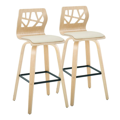 Majestic Office Furniture 30" Fixed-Height Barstool - Set of 2