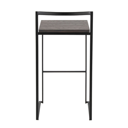 Majestic Office Furniture Stacker 30" Fixed-Height Barstool - Set of 2