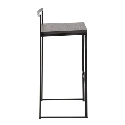 Majestic Office Furniture Stacker 30" Fixed-Height Barstool - Set of 2