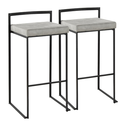 Majestic Office Furniture Stacker Barstool - Set of 2