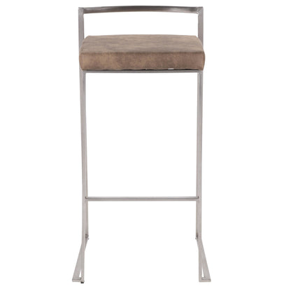 Majestic Office Furniture Stacker 30" Fixed-Height Barstool - Set Of 3