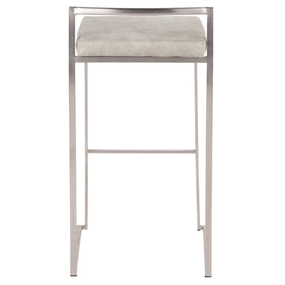 Majestic Office Furniture Stacker 30" Fixed-Height Barstool - Set Of 3