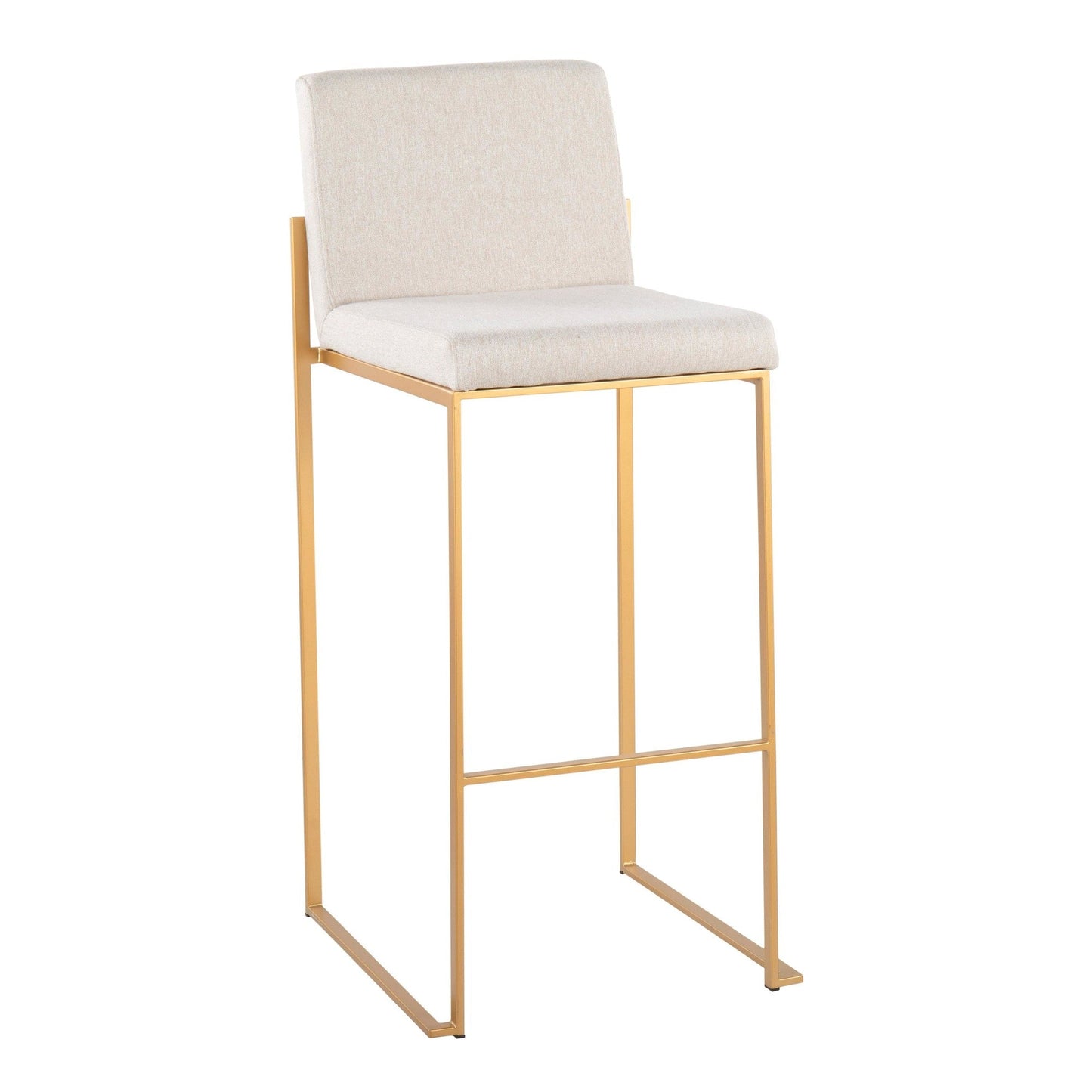 Majestic Office Furniture High Back 30" Fixed-Height Barstool - Set Of 3