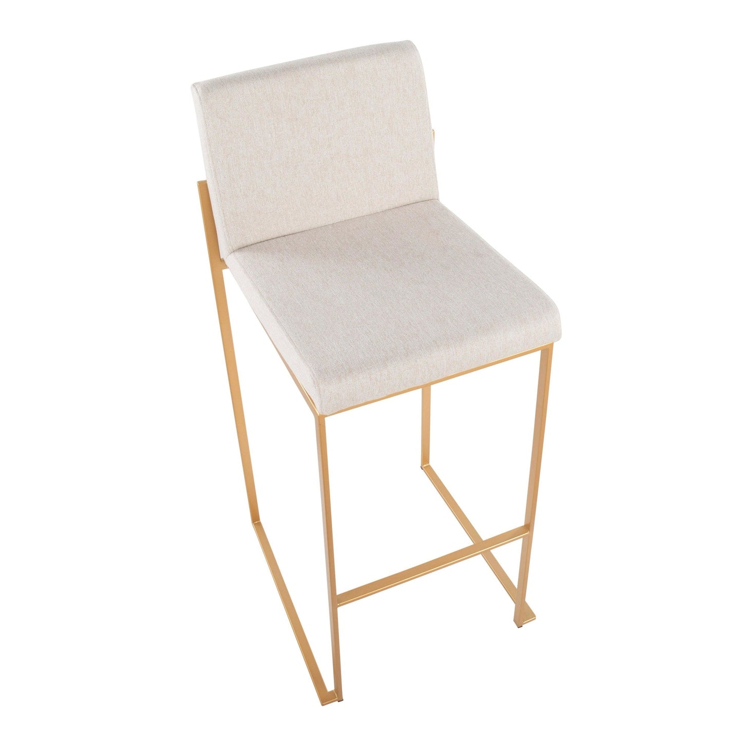 Majestic Office Furniture High Back 30" Fixed-Height Barstool - Set Of 3