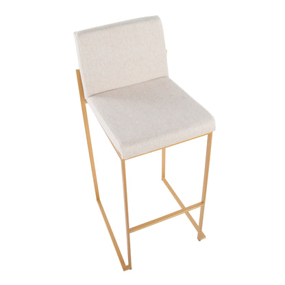 Majestic Office Furniture High Back 30" Fixed-Height Barstool - Set Of 3