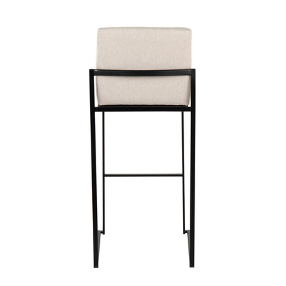 Majestic Office Furniture High Back 30" Fixed-Height Barstool - Set Of 3