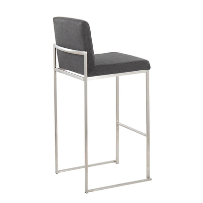 Majestic Office Furniture High Back 30" Fixed-Height Barstool - Set Of 3