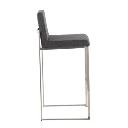 Majestic Office Furniture High Back 30" Fixed-Height Barstool - Set Of 3