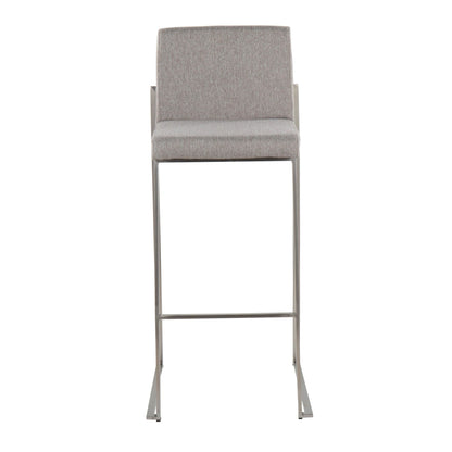 Majestic Office Furniture High Back 30" Fixed-Height Barstool - Set Of 3