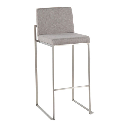 Majestic Office Furniture High Back 30" Fixed-Height Barstool - Set Of 3