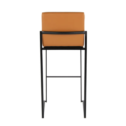 Majestic Office Furniture High Back 30" Fixed-Height Barstool - Set of 2