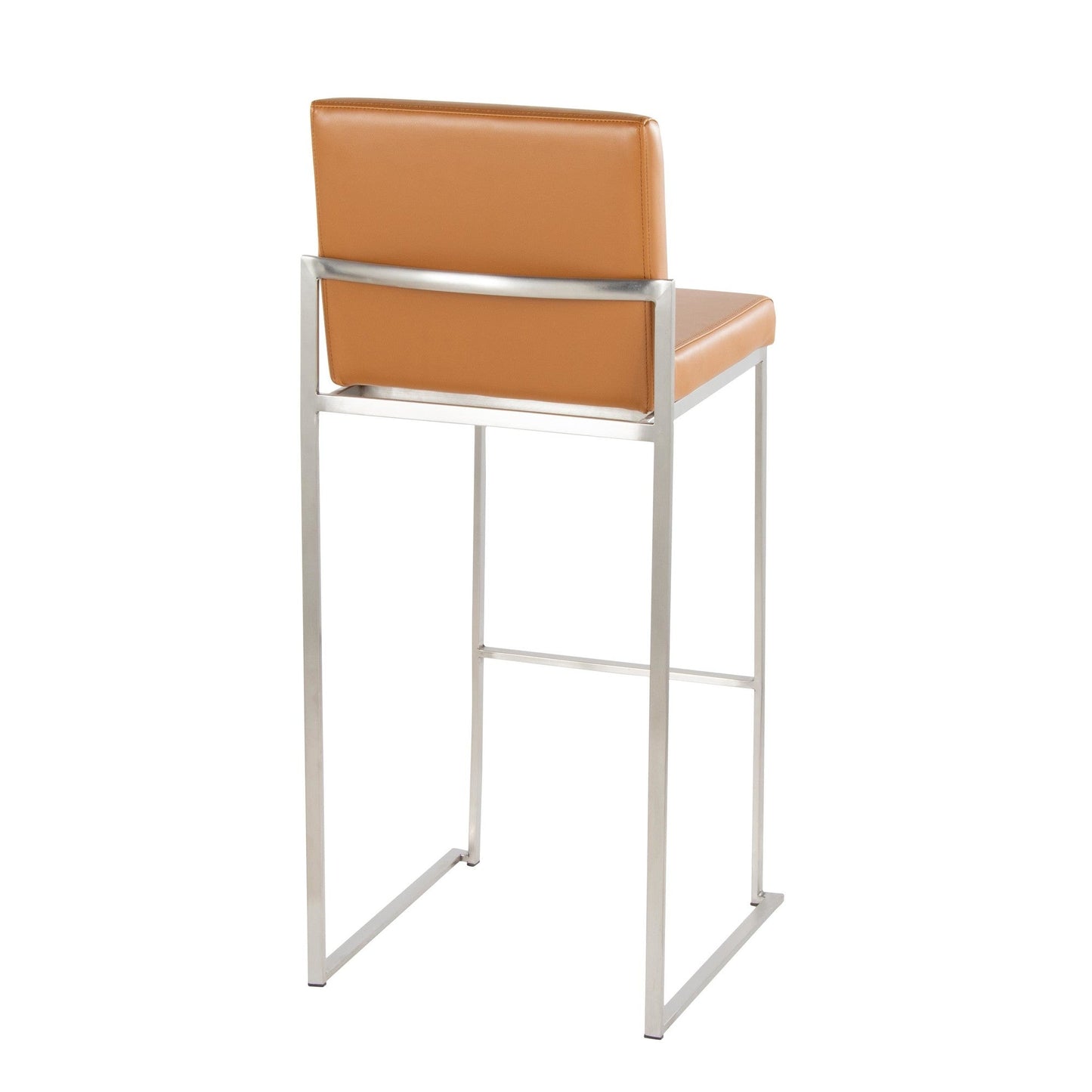 Majestic Office Furniture High Back 30" Fixed-Height Barstool - Set of 2