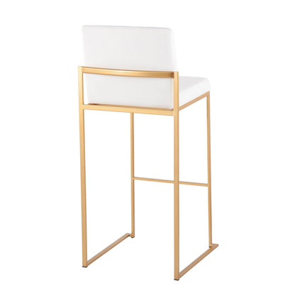 Majestic Office Furniture High Back 30" Fixed-Height Barstool - Set Of 3